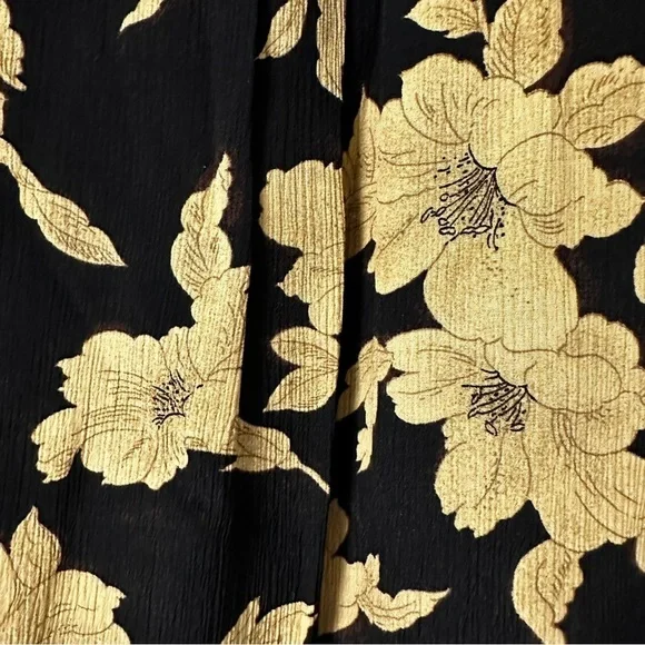 Vintage 80s/90s Rena Rowan Dark Floral Top Maxi Skirt Set Women’s Size 10 Retro - Picture 14 of 16